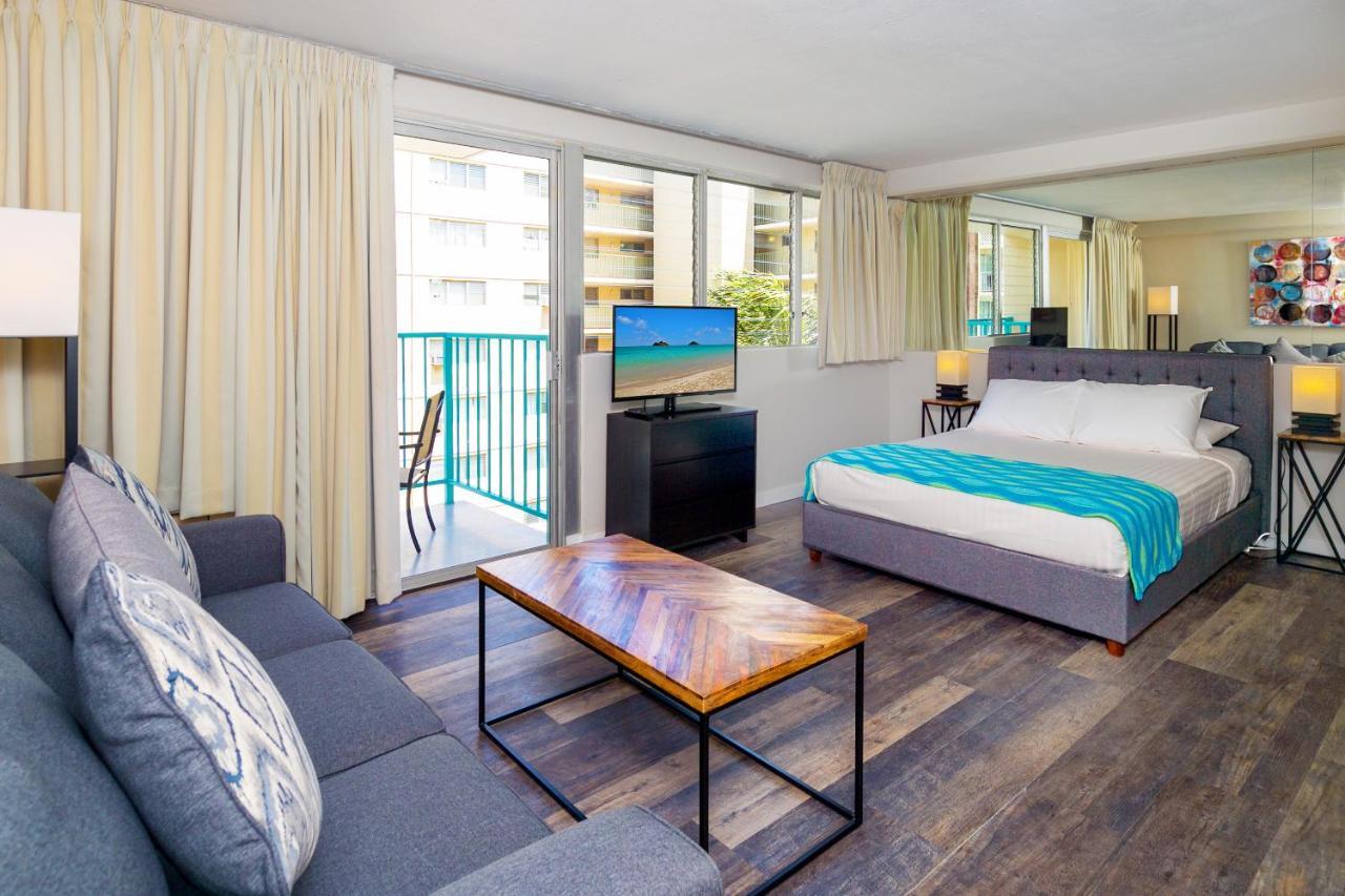 City View Studio With Pool Access In Aloha Surf! Гонолулу Экстерьер фото