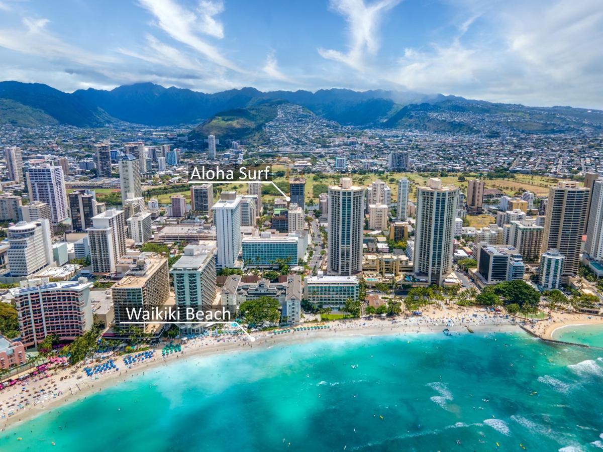 City View Studio With Pool Access In Aloha Surf! Гонолулу Экстерьер фото